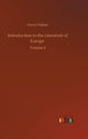 Book cover of: Introduction to the Literature of Europe