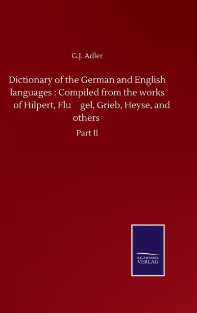 Book cover of: Dictionary of the German and English languages
