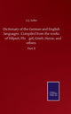 Book cover of: Dictionary of the German and English languages