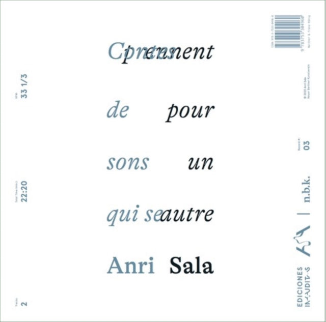 Book cover of: Anri Sala