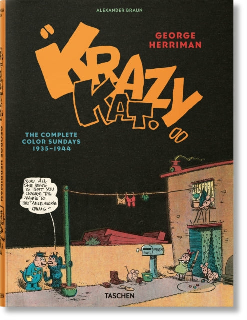 Book cover of: George Herriman. Krazy Kat. The Complete Color Sundays 1935–1944