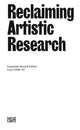 Book cover of: Reclaiming Artistic Research: Expanded Second Edition. By: Lucy Cotter