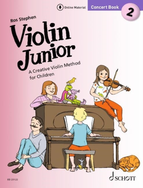 Book cover of: Violin Junior: Concert Book 2. By: Ros Stephen