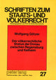 Book cover of: Der voelkerrechtliche Status der Donau zwischen Regensburg und Kelheim