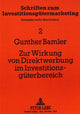 Book cover of: Zur Wirkung von Direktwerbung im Investitionsgueterbereich