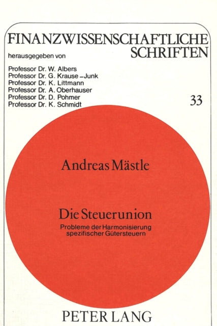 Book cover of: Die Steuerunion