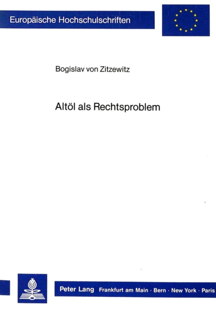 Book cover of: Altoel als Rechtsproblem
