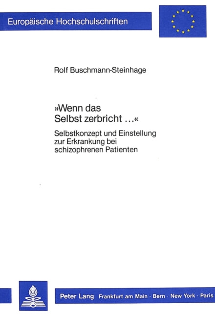 Book cover of: «Wenn das Selbst zerbricht...»