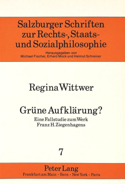 Book cover of: Gruene Aufklaerung?