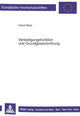 Book cover of: Verteidigungsfunktion und Grundgesetzordnung