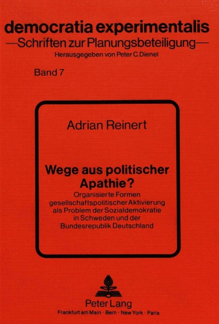 Book cover of: Wege aus politischer Apathie?