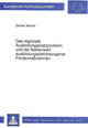 Book cover of: Das regionale Ausbildungsplatzproblem und der Stellenwert ausbildungsplatzbezogener Foerdermassnahmen