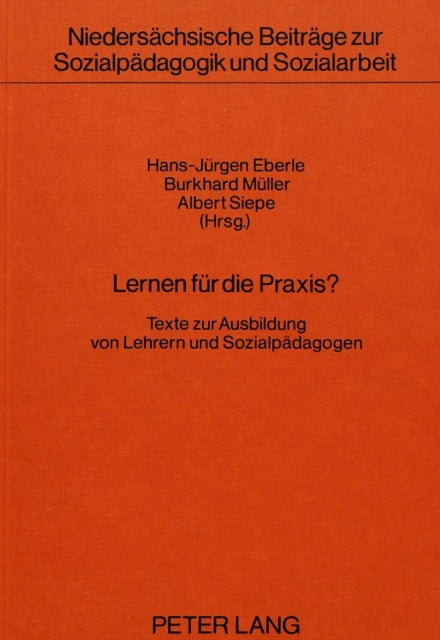 Book cover of: Lernen fuer die Praxis?