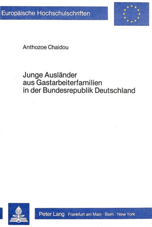 Junge Auslaender aus Gastarbeiterfamilien in der Bundesrepublik Deutschland