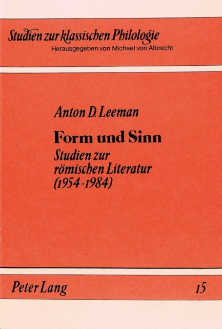 Book cover of: Form und Sinn