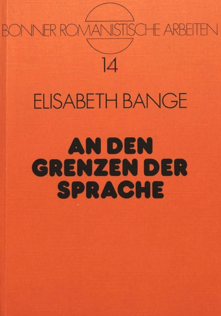 Book cover of: Grenzen der Sprache