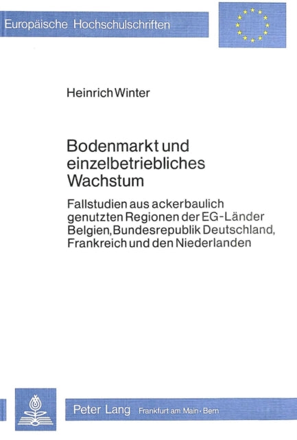 Book cover of: Bodenmarkt und einzelbetriebliches Wachstum