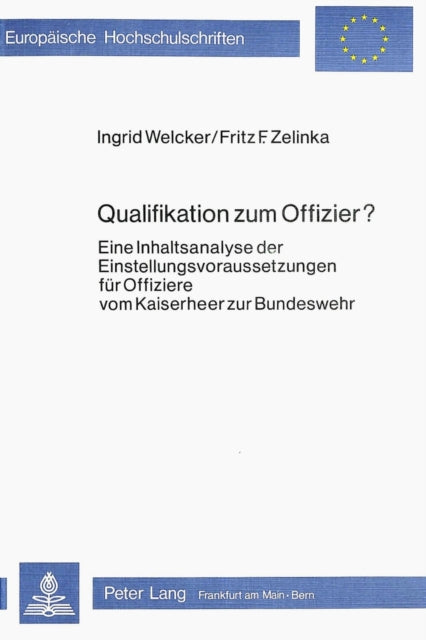 Book cover of: Qualifikation zum Offizier?