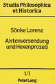 Book cover of: Aktenversendung und Hexenprozess
