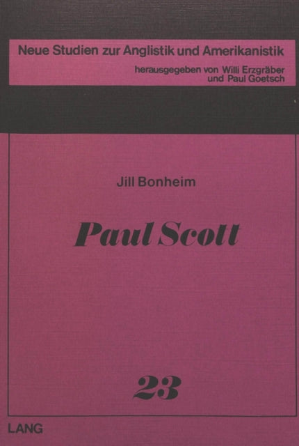 Book cover of: Paul Scott