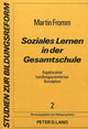 Book cover of: Soziales Lernen in der Gesamtschule