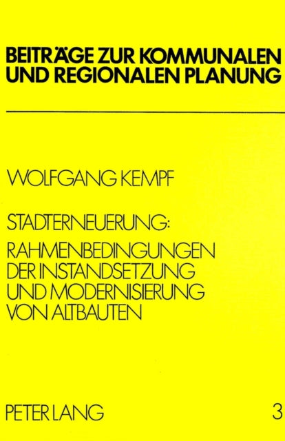 Book cover of: Stadterneuerung