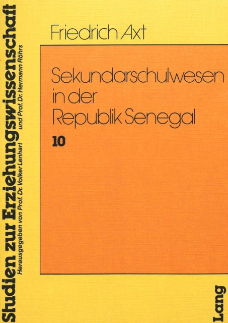 Book cover of: Sekundarschulwesen in der Republik Senegal