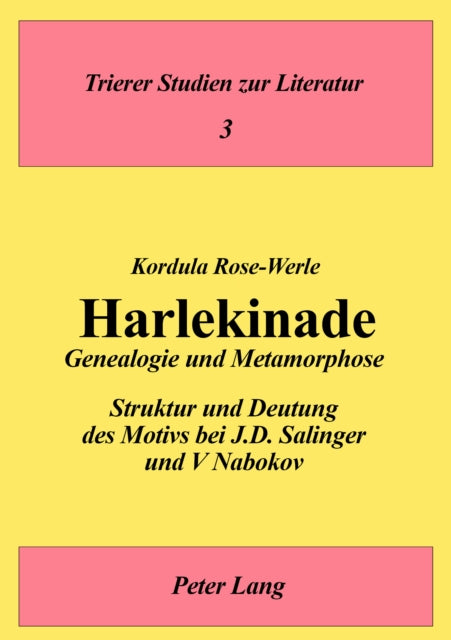 Book cover of: Harlekinade - Genealogie und Metamorphose