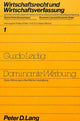 Book cover of: Dominante Werbung