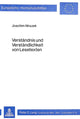 Book cover of: Verstaendnis und Verstaendlichkeit von Lesetexten