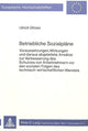 Book cover of: Betriebliche Sozialplaene