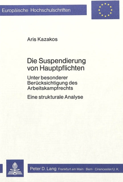 Book cover of: Die Suspendierung von Hauptpflichten