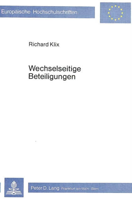 Book cover of: Wechselseitige Beteiligungen