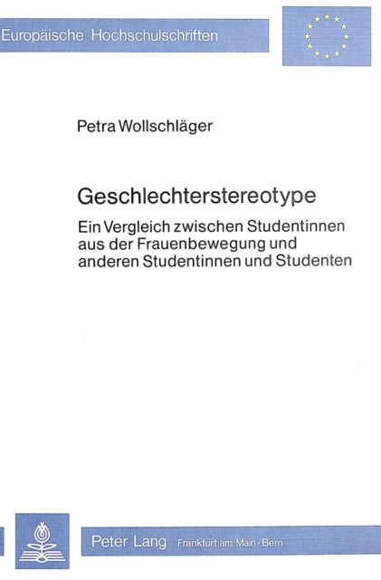 Book cover of: Geschlechterstereotype