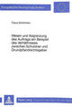 Book cover of: Wesen und Abgrenzung des Auftrags am Beispiel des Verhaeltnisses zwischen Schuldner und Grundpfandrechtsgeber
