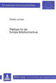 Book cover of: Plaedoyer fuer die Europa-Volkshochschule