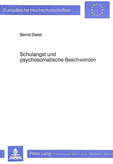 Book cover of: Schulangst und psychosomatische Beschwerden
