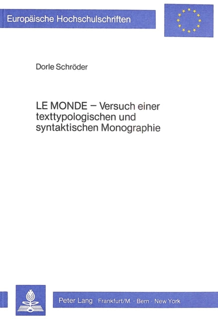 Book cover of: Le Monde