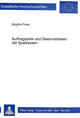 Book cover of: Auftragsziele und Gewinnstreben der Sparkassen