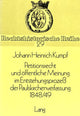 Book cover of: Petitionsrecht und oeffentliche Meinung im Entstehungsprozess der Paulskirchenverfassung 1848/49