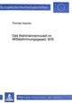 Book cover of: Das Wahlmaennermodell im Mitbestimmungsgesetz 1976