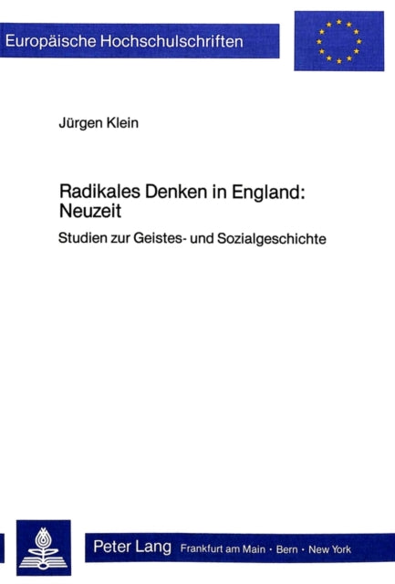 Book cover of: Radikales Denken in England: Neuzeit