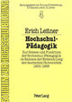Book cover of: Hochschul-Paedagogik