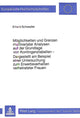 Book cover of: Moeglichkeiten und Grenzen multivariater Analysen auf der Grundlage von Kontingenztabellen