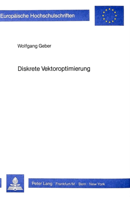 Book cover of: Diskrete Vektoroptimierung