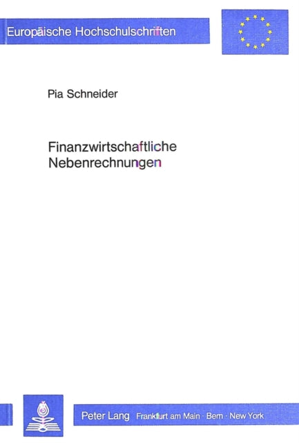 Book cover of: Finanzwirtschaftliche Nebenrechnungen