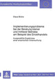 Book cover of: Implementierungsprobleme bei der Beratung kleiner und mittlerer Betriebe am Beispiel des Einzelhandels