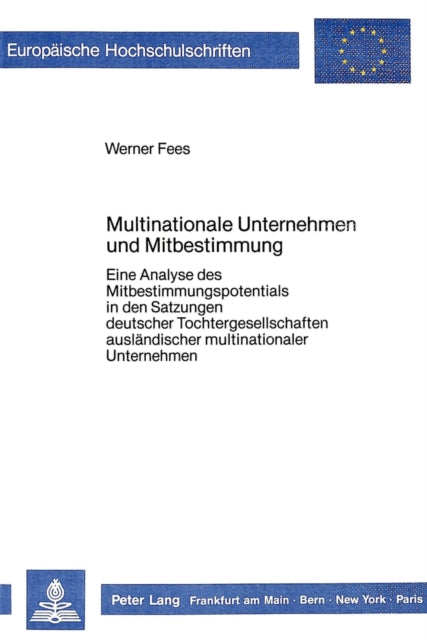 Book cover of: Multinationale Unternehmen und Mitbestimmung