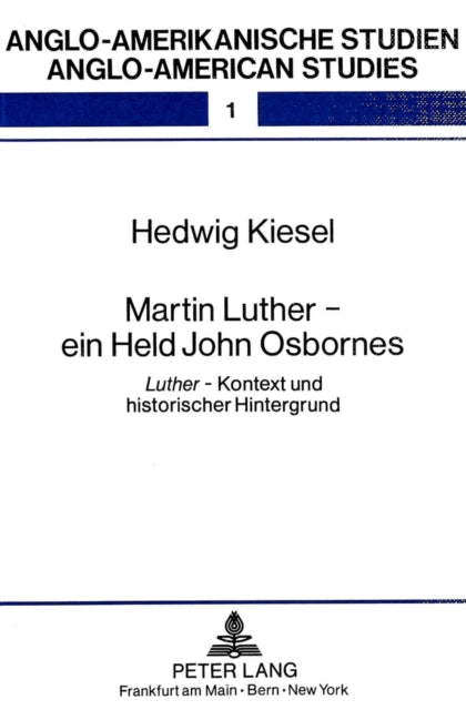 Book cover of: Martin Luther - ein Held John Osbornes