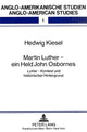 Book cover of: Martin Luther - ein Held John Osbornes